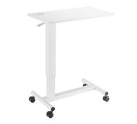 LogiLink EO0041 - Carrito de mesa con resorte a presión de gas, enrollable (ruedas bloqueables) y altura regulable