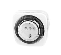 Logilink ET0011 Temporizador mecánico, IP20 para Proteger contra el Contacto con los Dedos u Objetos similares, Blanco, 2713 Jahre VOR Ort Garantie