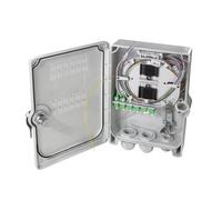 LogiLink FB124LC - Caja de conexión FTTH/FTTB, 24x LC/APC, Totalmente Equipada