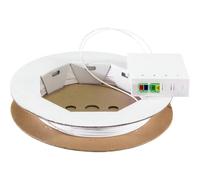 Logilink FTTH FB4LC20 - Caja de conexiones (2 pantallas LCD/APC, con cable de conexión de 20 m)