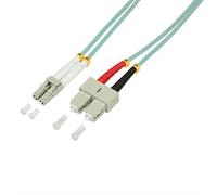 Logilink 1m, lc - sc cable de fibra óptica e infiniband azul