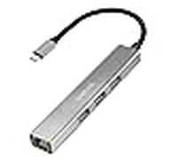 Logilink hub usb 3.2 gen1 con 3 puertos usb-a, 1 adaptador rj45 gigabi