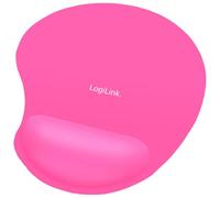 LogiLink ID0027P - Alfombrilla para ratón (reposamuñecas de Gel) Rosa