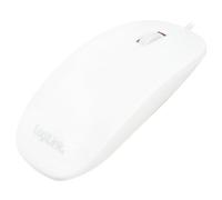 LogiLink ID0062 - Ratón óptico Slim (USB, 1000dpi) Blanco