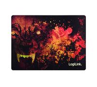 LogiLink ID0141 - Alfombrilla para ratón (Ultrafina, con Revestimiento Especial en diseño de Lobo), Color Rojo Oscuro
