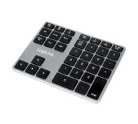LogiLink ID0187 - Teclado numérico Bluetooth con 35 Teclas y Teclas de función para Windows/MacOS, Aluminio