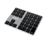 Logilink id0187 teclado numérico universal bluetooth aluminio, negro