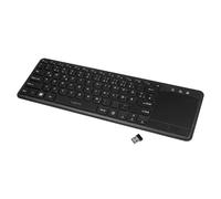 Logilink ID0188 - Teclado inalámbrico, USB, Touchpad, negro, 370 x 125 x 20 mm