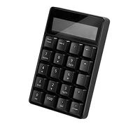 LogiLink ID0200 - Teclado inalámbrico (Bluetooth V5.1) con calculadora y Pantalla LCD, Color Negro