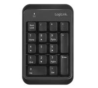Logilink ID0201 - Keyppad inalámbrico (BT v5.1), Color Negro