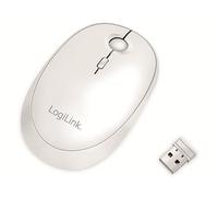 Logilink ID0205 - Ratón Dual inalámbrico y Bluetooth, 2,4 GHz, 800/1200/1600 PPP, Color Blanco