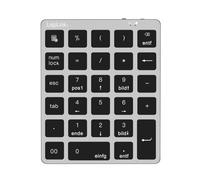 Logilink ID0212 - Teclado inalámbrico de 28 Teclas con BT 5.0, Mecanismo de Tijera