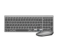 LogiLink ID0215 - Juego de Teclado y ratón de Modo Dual (inalámbrico y BT) para Windows/Android/iOS con hasta 1600 dpi, 3 Dispositivos simultáneamente