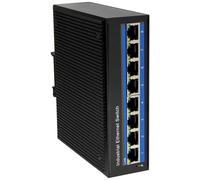 Logilink Industrial Fast Ethernet Poe Switch, 8-Port 10/100basE-Tx Rj45, Plug & Play, Schwarzes Metallgeh?use, - 1 St?ck (ns201p)