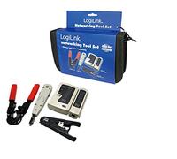 LogiLink Juego de herramientas de red profesional con bolsa