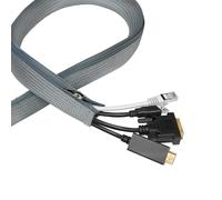 LogiLink KAB0073 Cable Tube with Zip to Protect Cables and for a Tidy Look, Diam