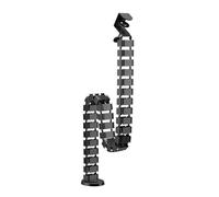 LogiLink KAB0092 - Canaleta Flexible para Cables, 1347 x 129 mm, Color Negro