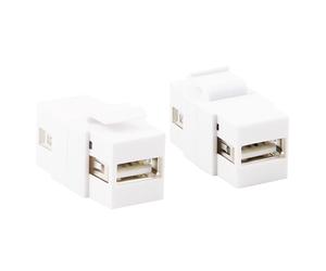 Logilink keystone acoplador en línea usb2.0-a hembra> usb2.0-a hembra