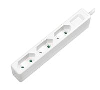 LogiLink LPS229 base múltiple Interior 1,5 m 3 salidas AC Blanco - Bases múltiples (Interior, 1,5 m, 3 salidas AC, Tipo C, IP20, 1 mm²)