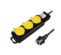 LOGILINK LPS253 - Regleta, triple, 1,5 m, con interruptor, exterior