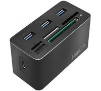 LogiLink Mini Lector de Tarjetas USB 3.2 Negro