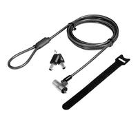 LogiLink Antirrobo portátil NBS012 – Noble Lock 3,2x4,5 mm, cable acero 360°