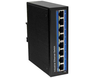 LogiLink NS203 - Conmutador Industrial Gigabit Ethernet (8 Puertos, 10/100/1000 Mbps)