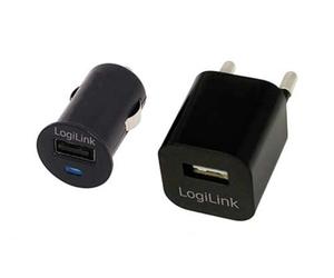 Logilink pa0076 adaptador e inversor de corriente auto/interior negro
