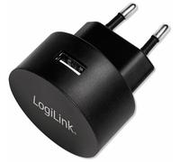 LogiLink PA0217 Fast Charging - Adaptador de Enchufe USB (1 x USB-A, 10,5 W) para teléfonos Inteligentes, tabletas, Reproductores MP3-MP4/eBooks/Navi/etc. con protección contra sobrecarga, Descarga