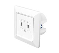 LogiLink PA0332 - Enchufe empotrado con 2 x USB-C (25 W/15 W), PD (PowerDelivery 3.0), clase de protección IP20