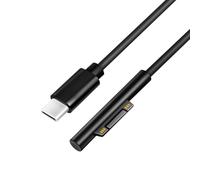 LogiLink PA0342 - Cable de conexión USB-C a Surface (90°) 1,8m con PD (PowerDelivery) 60W