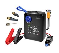 LogiLink PA0358 - Arrancador de batería Externa con Bomba de Aire de Emergencia 4 en 1, 12 V/7200 mAh