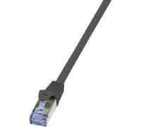 Logilink Patchkabel Cat.7 600Mhz S/Ftp Pimf Primeline Schwarz 2,00M