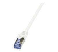 LogiLink CQ3061S - Cable PrimeLine CAT6A S/FTP Patch PIMF LSZH de 3 m, Blanco