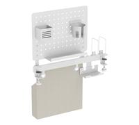 Logilink pb0101 organizador para colgar acero, plástico blanco