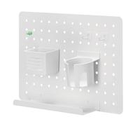 LogiLink PB0105 - Organizador de placas perforadas para montaje en pared, distancia entre orificios 32 mm