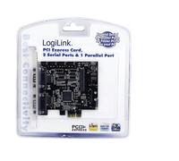 Logilink Tarjeta Expansión Pc0033 Pci-e A 2 Serial+paralelo One Size Black / Silver