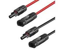 LogiLink PHC0100 - Kit de alargador solar MC4/M a MC4/F, 6 mm², CU, 1 m
