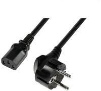 `LogiLink Power Cord, CEE7/7-C13, black, 3,00m` ACC NUEVO