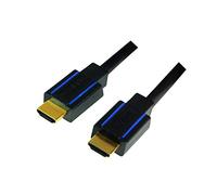 LOGILINK CHB005 - HDMI a ud. > HDMI a ud., 4K a 60 Hz, negro/azul, zert., 3 m