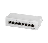 LogiLink Professional Patch Panels, Table/Wall/Desktop, STP (Shielded) light gre
