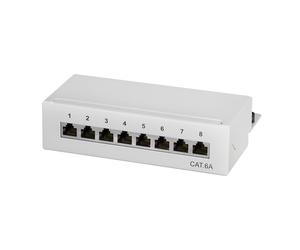 LogiLink Professional Patch Panels, Table/Wall/Desktop, STP (Shielded) light gre