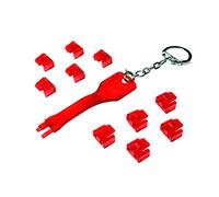 LogiLink Puerto RJ45 1 x y 10 x candados Rojo 1x Schlüssel, 10x Schlösser