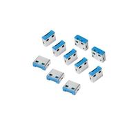 Logilink Puerto USB bloqueador de Castillo 10x Cerraduras Gris