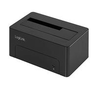 LogiLink QP0027 Quickport USB 3.1 GEN2 - Soporte para Discos Duros y SSD de 2,5/3,5", Color Negro
