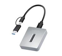 LogiLink QP0034 - Base de conexión USB 3.2 Gen2 de Aluminio de hasta 10 Gbps, para M.2 NVMe (PCIe)