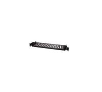 LogiLink SF1C25B - Compartimento deslizante de 19" (1 U) para gabinetes de servidores de suelo con una profundidad de al menos 150 mm, capacidad de carga máxima de 10 kg, negro