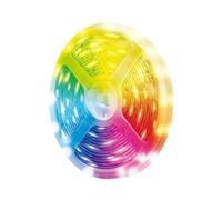 LogiLink SH0127 - Wi-Fi Smart Home RGB+W LED Cinta Adhesiva 300LM Compatible con Tuya Compatible con Amazon Alexa y Google Home, 5m