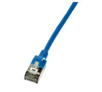 Logilink slim u/ftp cable de red azul 2 m cat6a u/ftp (stp)