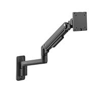 LogiLink Soporte de Pared para Monitor de 17 a 49" con Resorte de Gas, Apto para monitores Planos y curvos, Aluminio